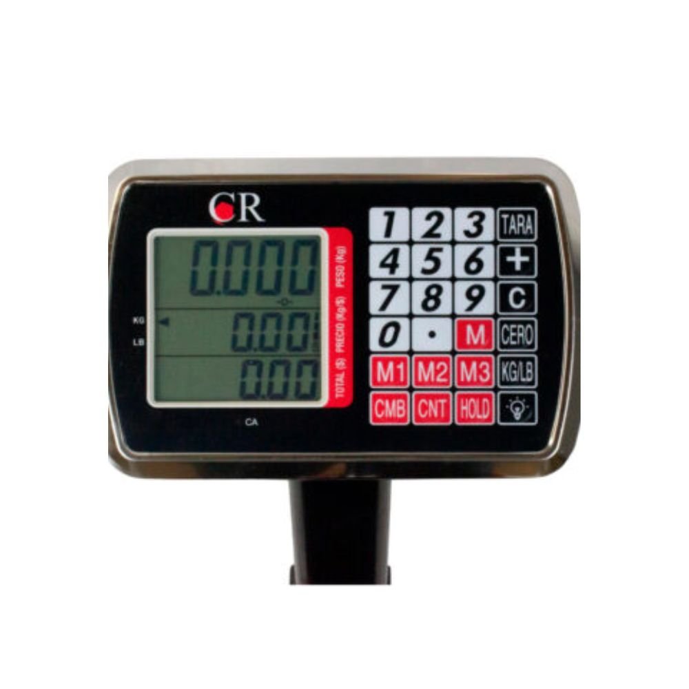 BASCULA DIGITAL NOVAL CR-300 | Báscula Digital De Plataforma | Capacidad De 300kg | Bodegas Carnicería Industrial Cremería Tiendas Convencionales Bascula Peso.