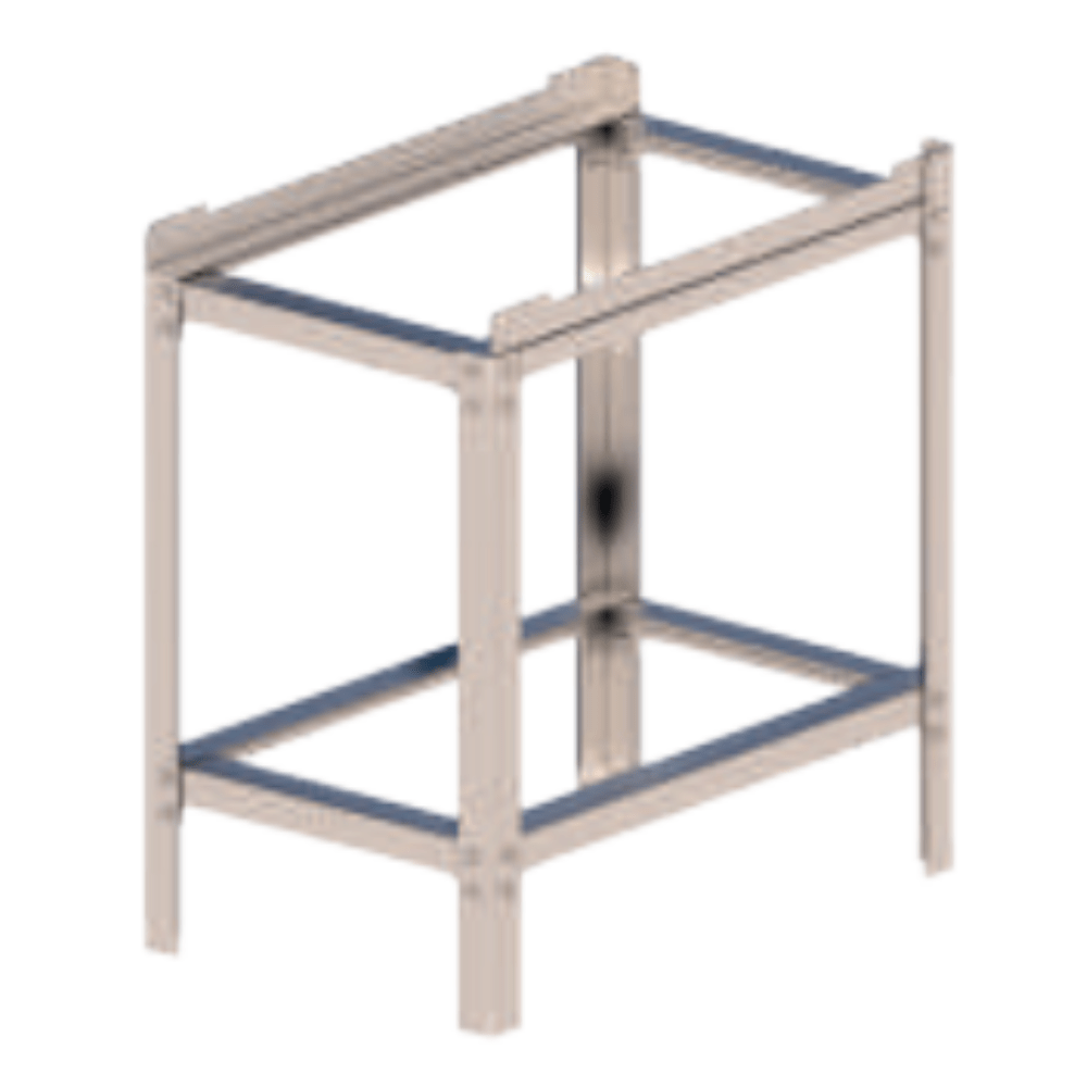 BASE DELTA BA-BM-40 TOP | Base Angular para Equipo de (16”) | Acero Inoxidable | Cocina Industrial Restaurante Restaurantes Bases Patas Cocina Industrial Equipos Accesorios Para Mesas Comedor Parrillas Asadores Planchas