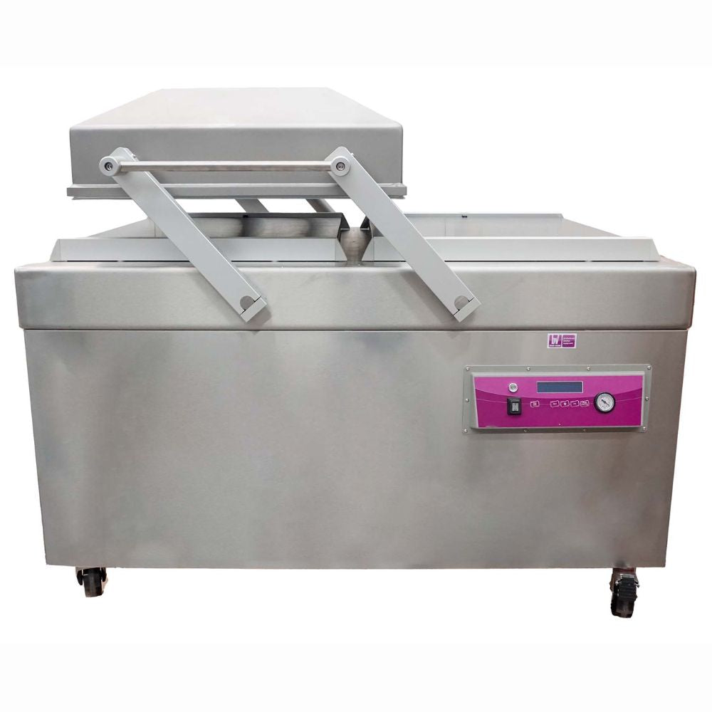 EMPACADORA AL VACÍO BESSER VACUUM Bayamo | Empacadora al Vacío | Barra Sellado de 62 cm | Acero Inoxidable | Solidos Carnes Mariscos Ensaladas Sopas Frijoles Empacados