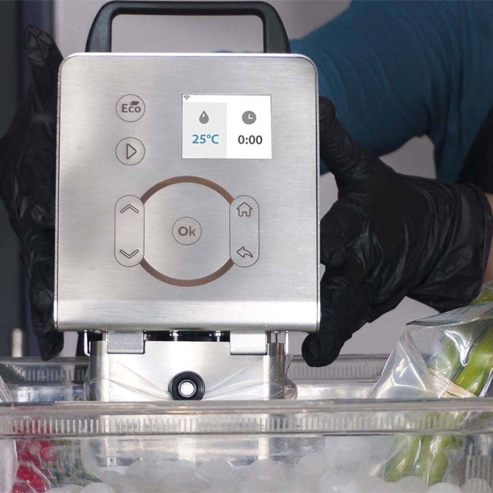 TERMOCIRCULADOR BESSER VACUUM Vacook Wifi | Termocirculador Sous-Vide Cocinar Al Vacio | Cocina Alimentos Restaurante Hogar Pqueñas Porciones