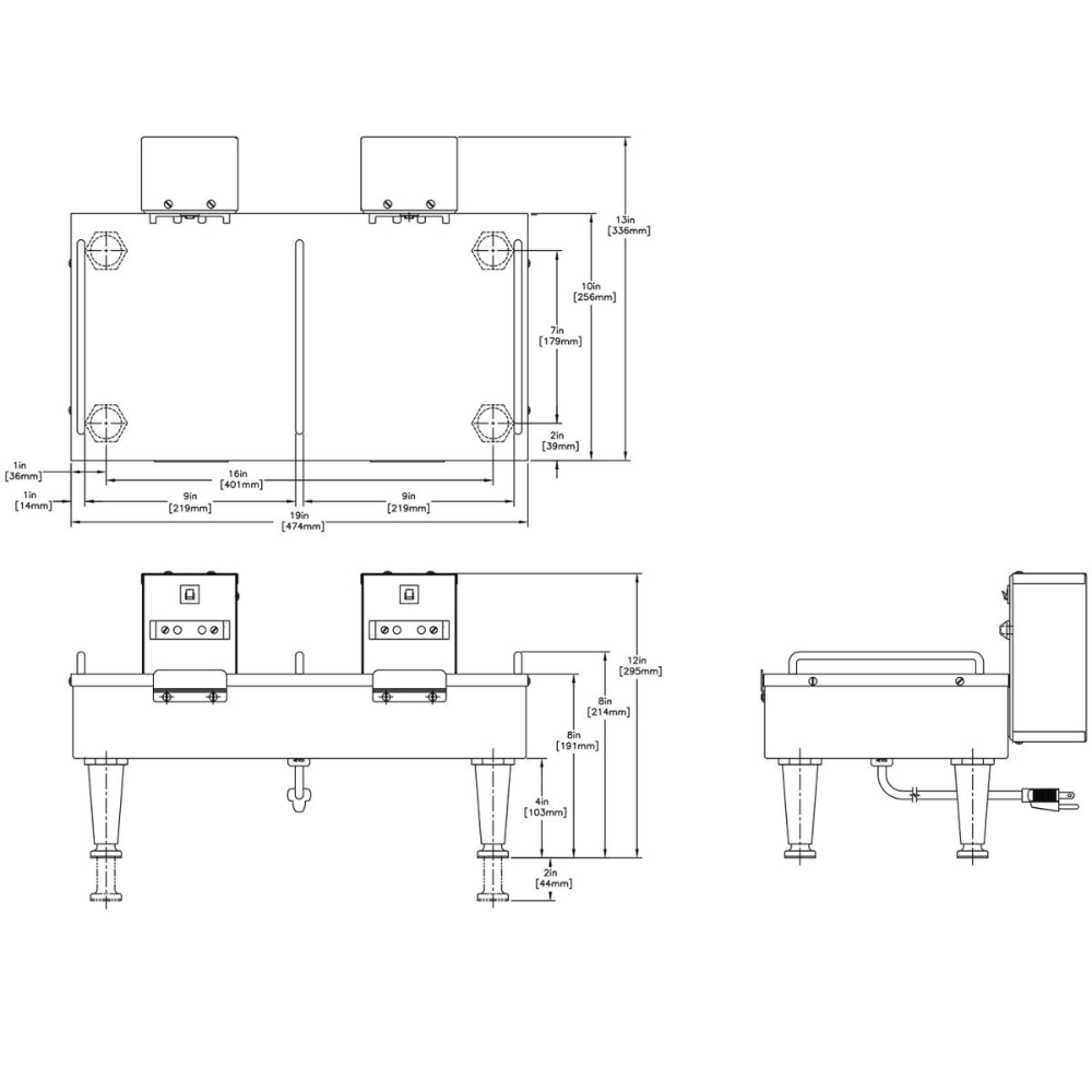 Bunn 2SH STAND, 120V Pedestal Doble para Servidores Cafe Restaurante Bar Buffete Cafe Americano Cocina Comedor Industrial Funeraria Sala de Espera Envíos seguros a todo México. Cotiza hoy mismo. King Star