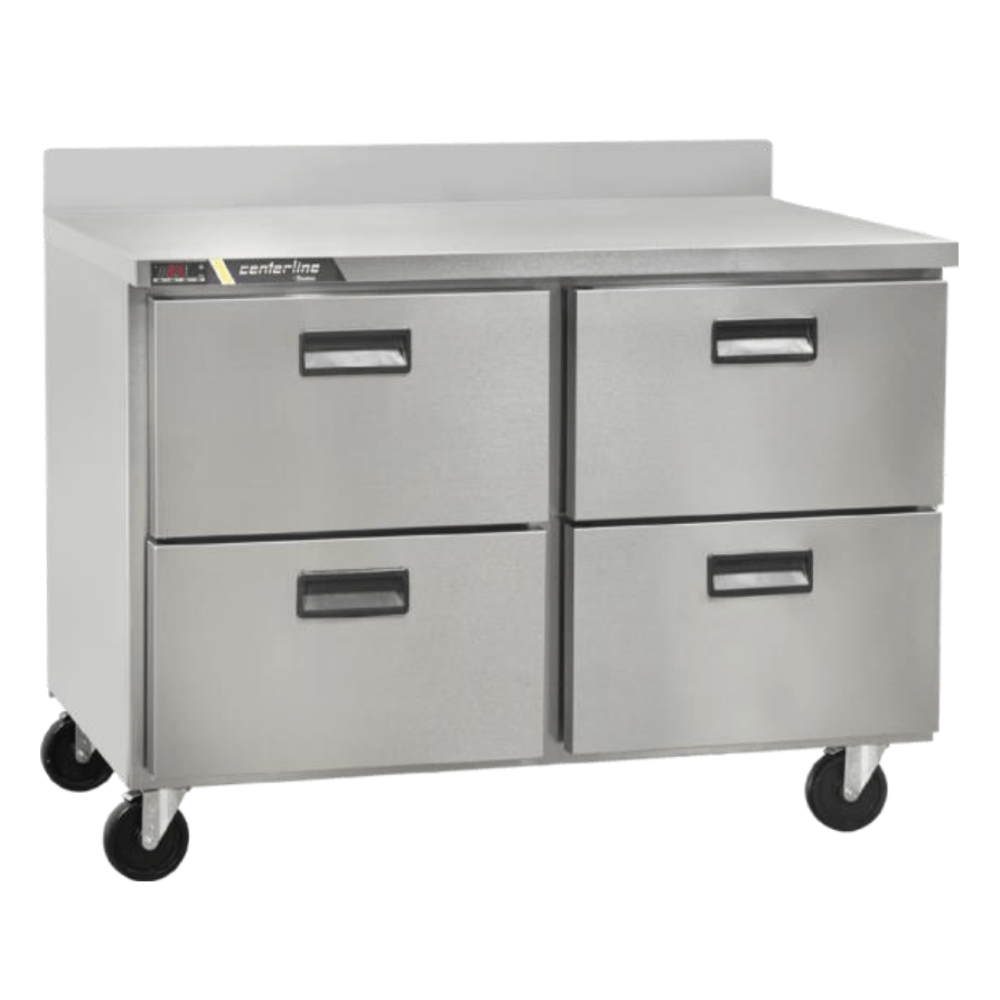 Centerline CLUC-48R-DW-WT Refrigerador Bajo Barra Mesa de Trabajo 4 Cajones - - Centerline - King Star