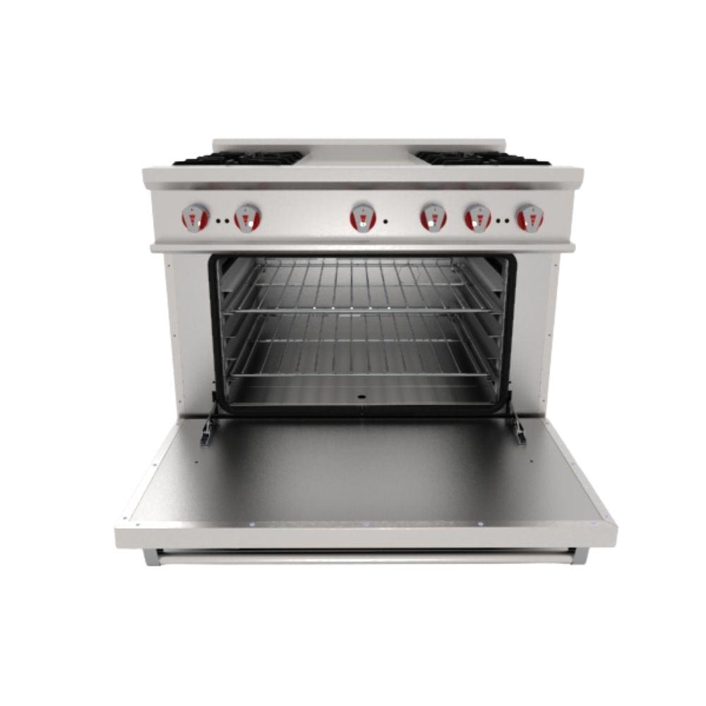 Drago CG-41P Estufa 4 Quemadores Horno Plancha - - Drago - King Star