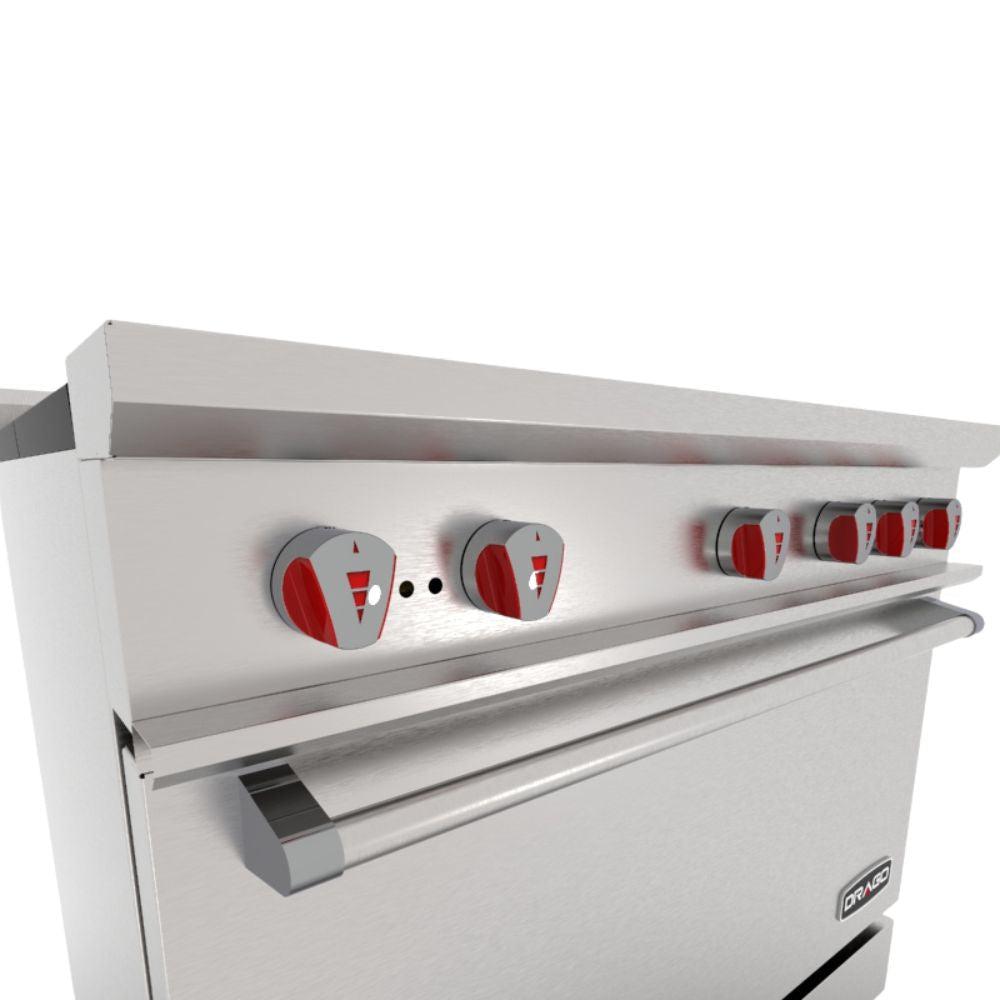 Drago CG-41P Estufa 4 Quemadores Horno Plancha - - Drago - King Star