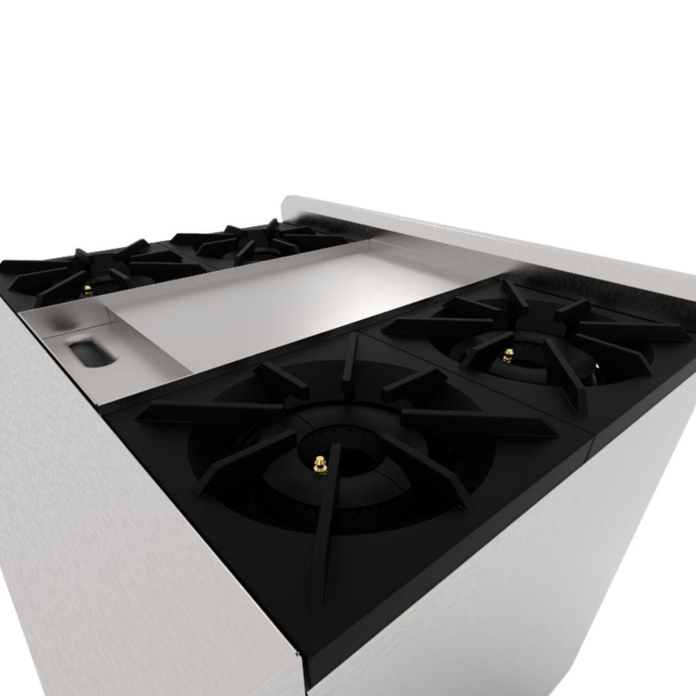 Drago CG-41P Estufa 4 Quemadores Horno Plancha - - Drago - King Star