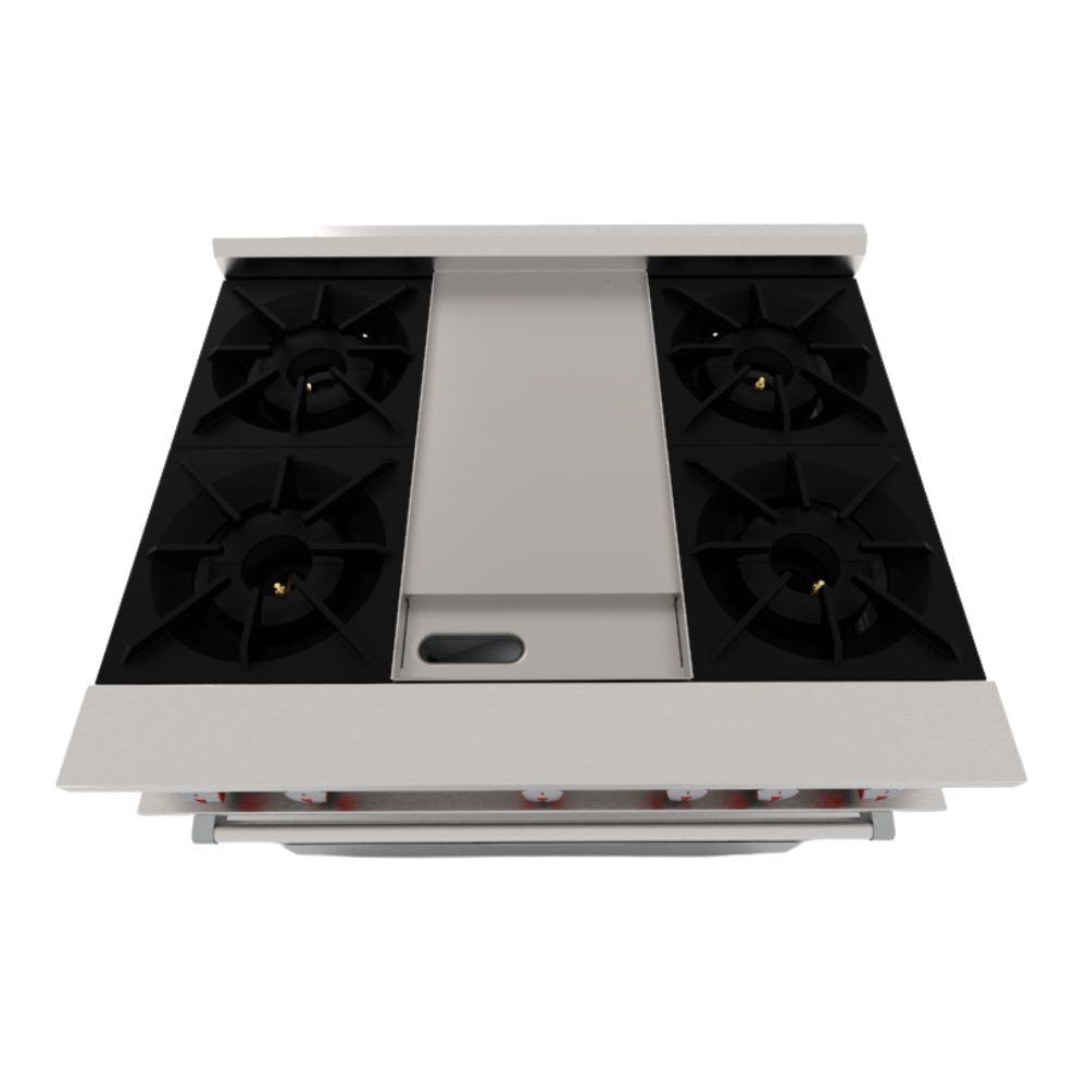 Drago CG-41P Estufa 4 Quemadores Horno Plancha - - Drago - King Star