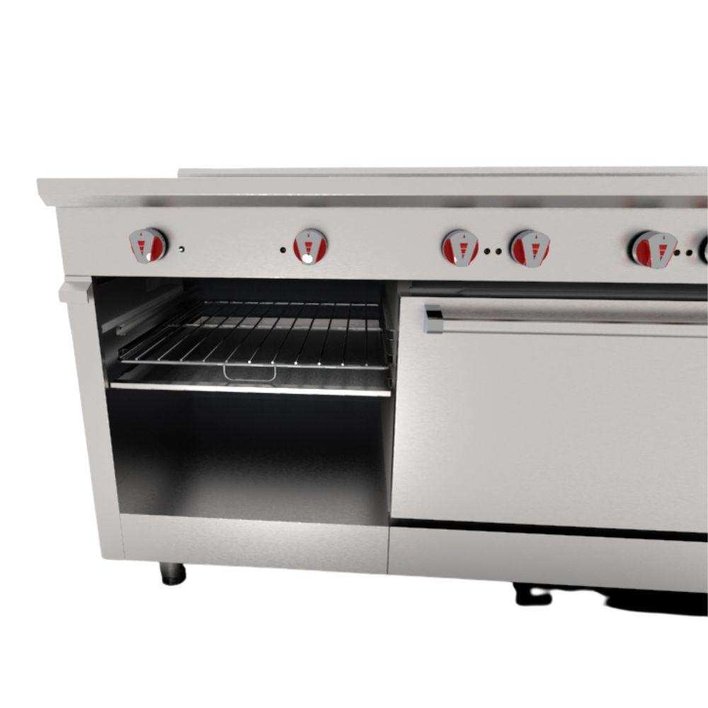 Drago CG-61PD Estufa 6 Quemadores Horno Plancha Gratinador - - Drago - King Star