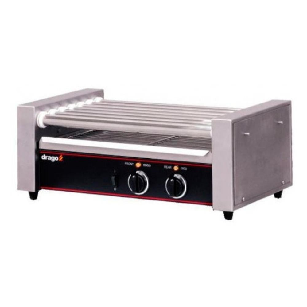 Drago HD-07 Asador Salchicha Electrico Acero Inoxidable Gris Asar Negocio Tostar Restaurante Cocina Comedor Industriales Asada Autoservicio Alta Cocina. Ideal para restaurante, cocina, industrial, tostar, abrasar, alta cocina, banquetes, alta cocina, negocio, cocinar, carne, res, puerco, pollo, hamburguesas, verduras, vegetales, elotes, barbecue, bbq, brochetas, carne asada, autoservicio, etc. King Star. Envíos seguros a todo México. Cotiza hoy mismo.