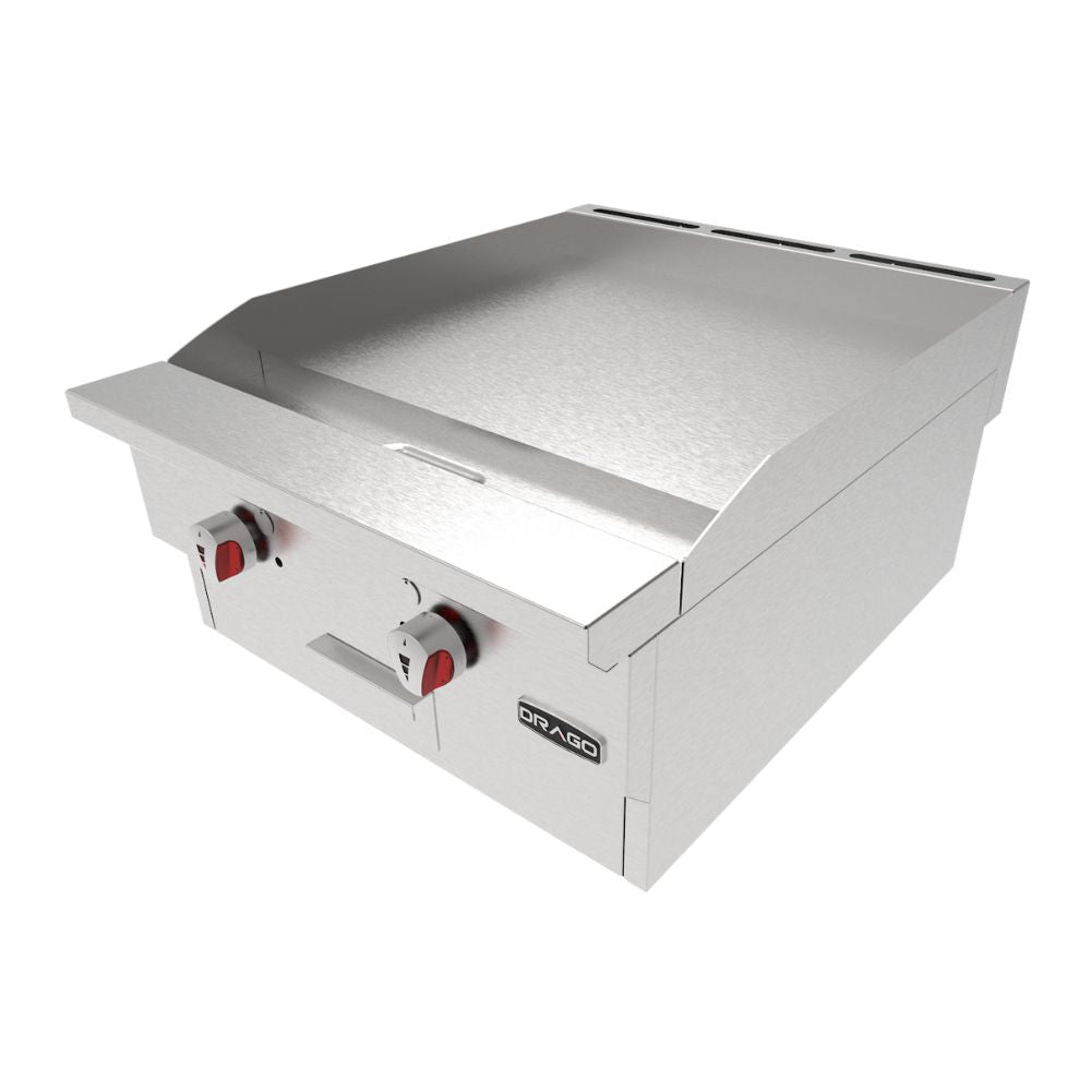 Drago PG-2 Plancha 61 cm Gas 2 Controles Acero Inoxidable - - Drago - King Star