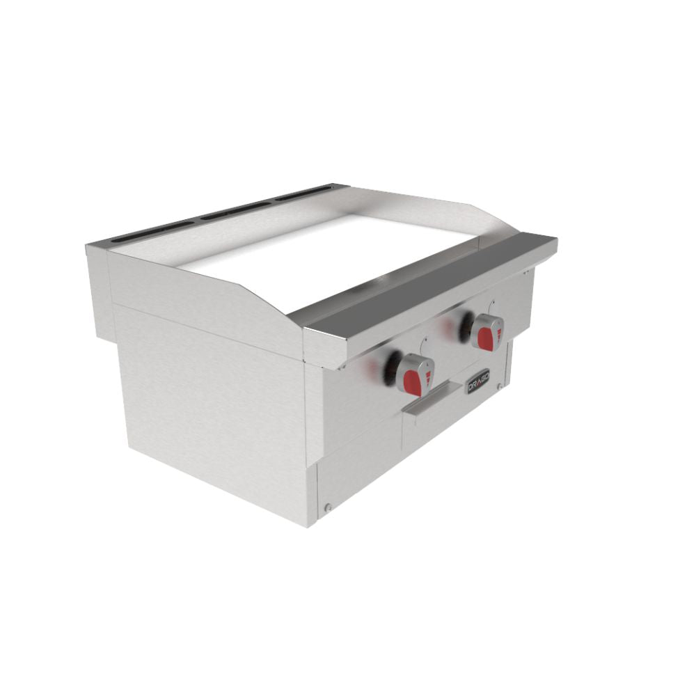 Drago PG-2 SLIM Plancha Frente 61 cm Gas 2 Controles Acero Inoxidable - - Drago - King Star