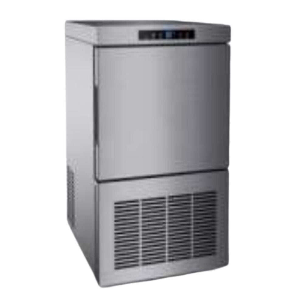 FABRICA DE HIELO MIGSA HB-40 | Máquina Fabricadora de Hielo en Cubos | Producción 40 Kg por Día | Capacidad de 13 Kg | Restaurante Oficina Refrigerar Congelar Cocina Comedor Cocina Industrial Conservar Fabricar Bar Restaurante Oficina