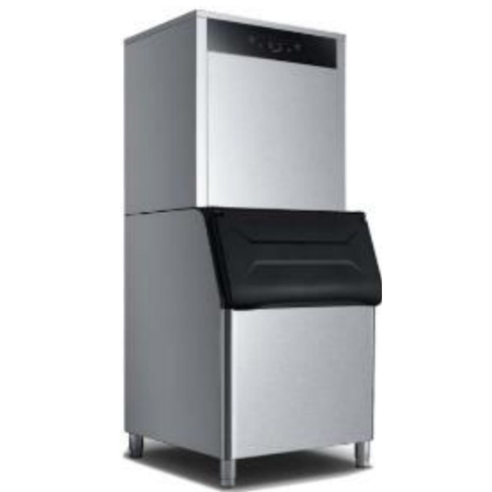 FABRICA DE HIELO MIGSA ZBX-160 | Máquina Fabricadora de Hielo Frappe | Producción 160 kg por Día | Capacidad 105 kg | Restaurante Cafetería Hotel | Restaurante Oficina Refrigerar Congelar Cocina Comedor Cocina Industrial Conservar Fabricar Bar Restaurante Oficina