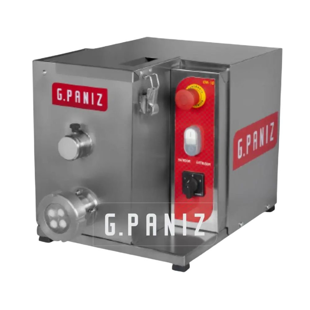 G.Paniz EM10 Extrusora Pasta Fresca Combinadas Amasadora Restaurantes Cocina Panaderias Pasteleria Reposteria Banquetes Comedores Hornear Industriales Panificadora Pasta Pan Galletas Cereales Snacks Masa Glaseado Decoraciones Helados. King Star. Envíos seguros a todo México. Cotiza hoy mismo.