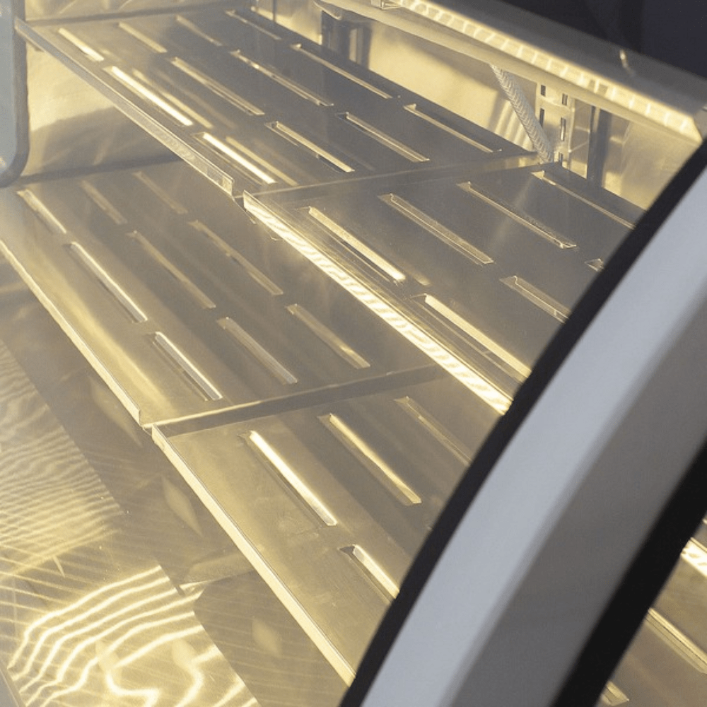 Imbera BHS200CRE-I 1021455 Vitrina Horizontal Exhibidora Cristal Curva Cremera - Vitrinas - Imbera - King Star