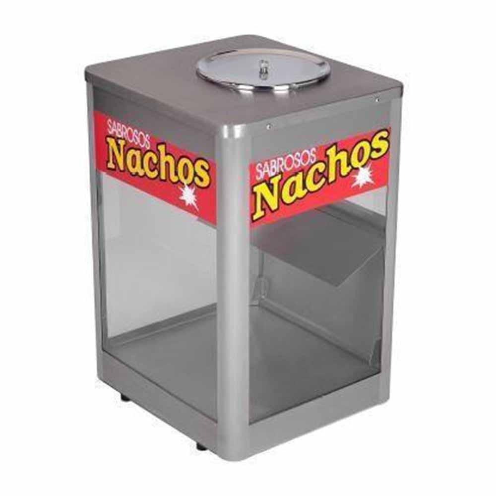 International EN-3 Exhibidor de Nachos Abatible Acero Inoxidable - Vitrinas / Exhibidores - International - King Star