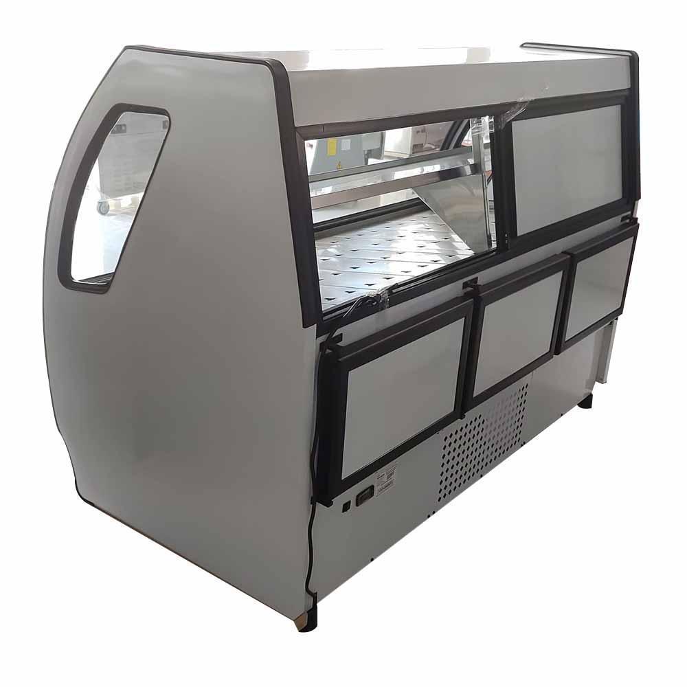 Masser RHNVCA 2000 Vitrina Refrigerada Cristal Curvo - Vitrinas Refrigeradas - Masser - King Star
