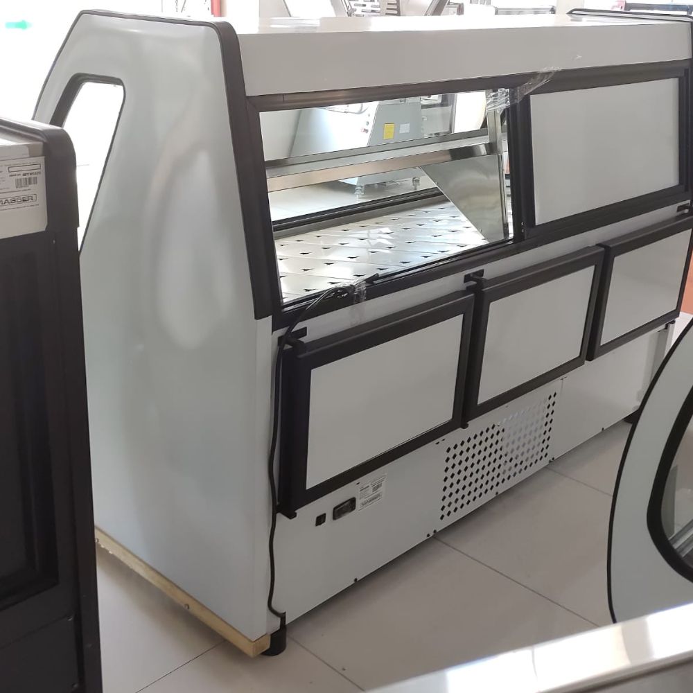 Masser RHNVCA 1500 AI Vitrina Refrigerada Cristal Curvo - Vitrinas Refrigeradas - Masser - King Star