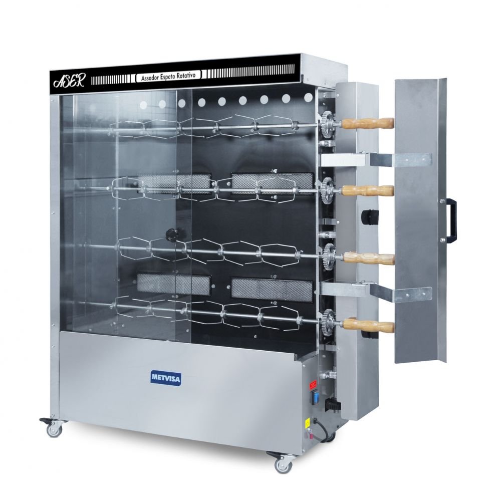 Metvisa MTA-ASER-40 Asador Pollos Rotativo Electrico para 20 Pollos Pollos Rotativo para Polleria Restaurante Banquetes Negocio Rostizado. King Star. Envíos seguros a todo México. Cotiza hoy mismo.