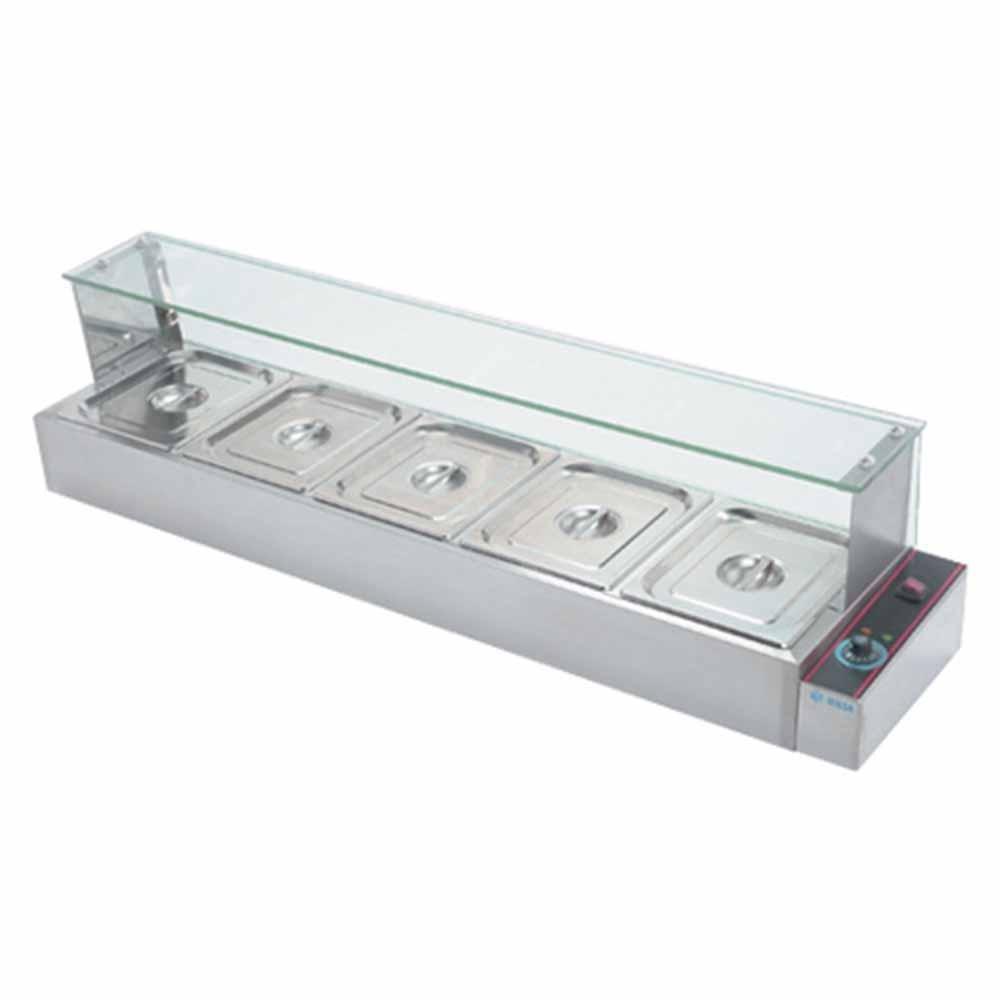 Migsa Bn-b24 Baño María Eléctrico 5 Insertos Buffet Bufetera Caliente Guisos Guisados Platillos Restaurante Comedor Baño Maria Sopas Salsas Alimentos. King Star. Envíos seguros a todo México. Cotiza hoy mismo.