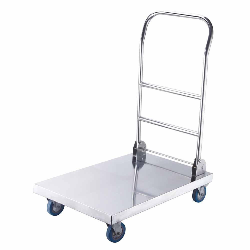 Migsa Ft-B Carro Plataforma Reforzado Con Ruedas Restaurante Cocina Industrial Medio de Transporte. Envíos Seguros a Todo México. Cotiza Hoy Mismo.