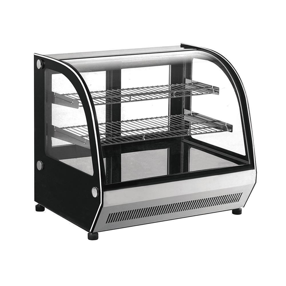 Migsa Gn-900Ct Vitrina Exhibidora Cristal Curvo 90 cm - 110 V - Vitrinas Refrigeradas - Migsa - King Star