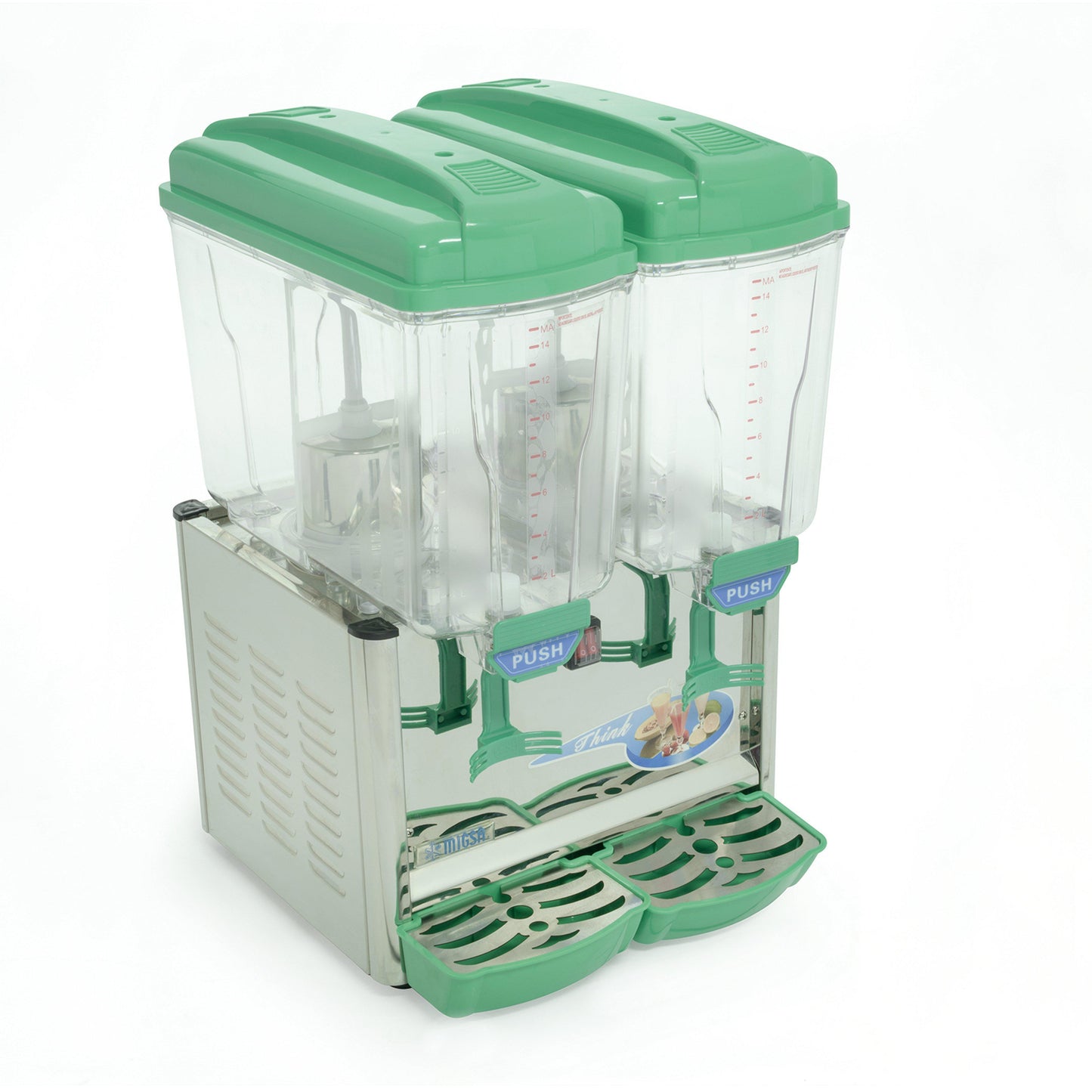 Migsa Lyj-230 Enfriador Aguas Frescas 2 Tanques 15 Litros Bares Dispensador Distribuidor Repartidor Cerveza Restaurante Bar Local Negocio. King Star. Envíos seguros a todo México. Cotiza hoy mismo.