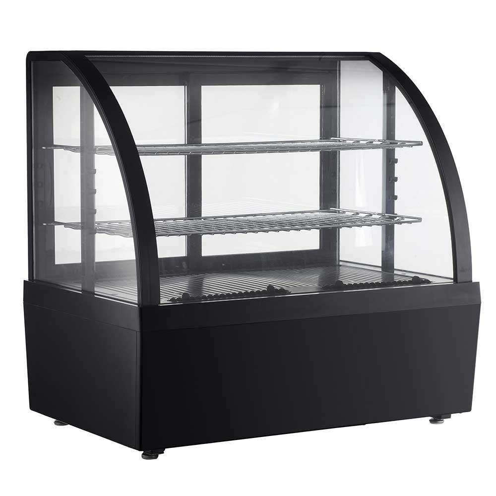 Migsa Rtw-100L-3 Vitrina Refrigerada Cristal Curvo Antiempañante. 70.5 cm. 100 Lts / 3.53 pies - 110 V - Vitrinas Refrigeradas - Migsa - King Star