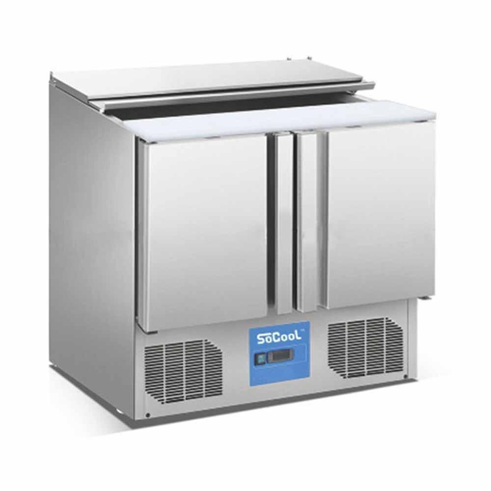 Migsa S902 Barra Fria Ensaladas Tipo Europeo 2 Puertas Restaurantes Bases Cocina Industrial Equipos Mesas Comedor Hotel Refrigeradas Comedor Banquetes Refrigerar. King Star. Envíos seguros a todo México. Cotiza hoy mismo.