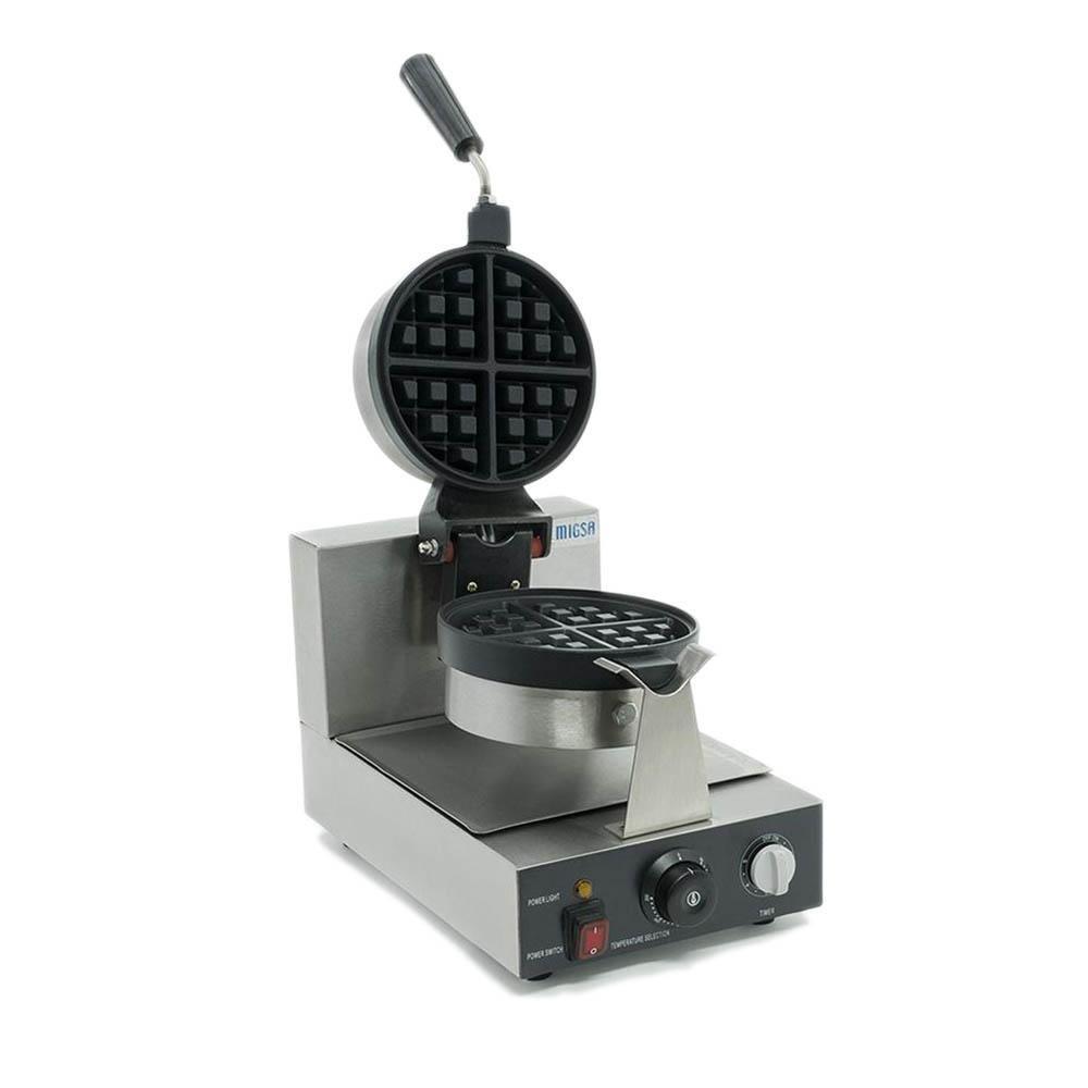 Migsa Uwbx-1 Wafflera Belga Giratoria Eléctrica Acero Inoxidable 120 V - Wafleras - Migsa - King Star