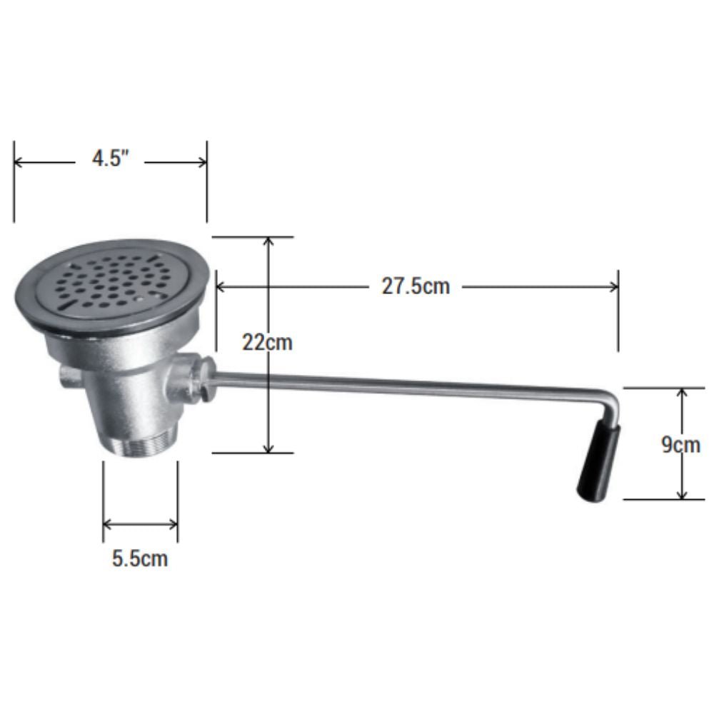 Migsa Bx-Q3 Contra Canasta 4" Profesional Palanca Giro Contra Canasta Restaurantes Lavado Cocina Hoteles Limpieza Cocina Utensilios. King Star. Envíos seguros a todo México. Cotiza hoy mismo.