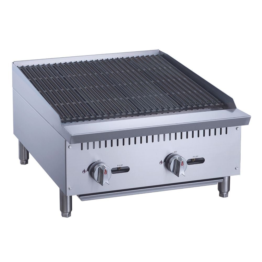 Migsa RFS-24-MG Asador Comercial Frente 61 cm Gas Carne Res Puerco Pollo Hamburguesas Verduras Vegetales Elotes Barbecue Bbq Brochetas Asada Autoservicio Alta Cocina. King Star. Envíos seguros a todo México. Cotiza hoy mismo.