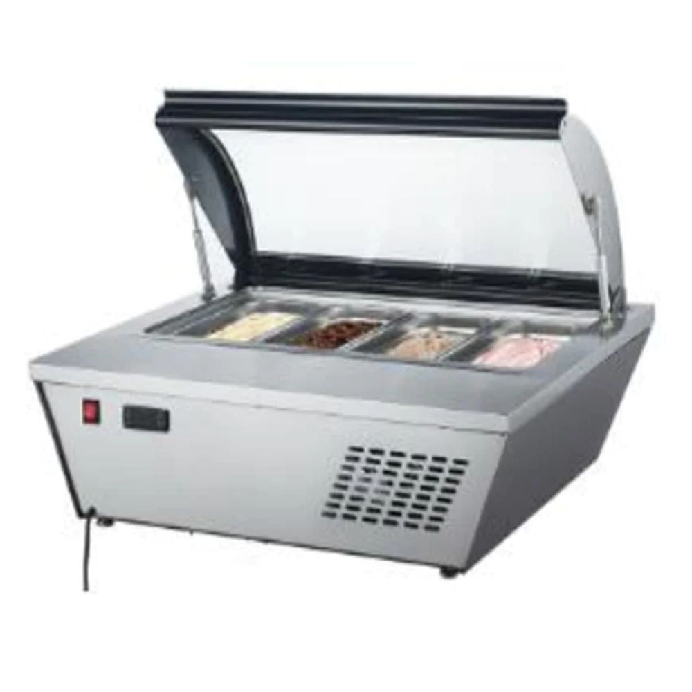Migsa RTD-67L Base Congelada Helados 4 Insertos Sobre Mesa - - Migsa - King Star