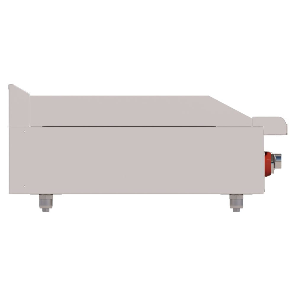 PLANCHA DELTA 2-G | Plancha 61 cm | Gas | Cajón Recolector | Restaurante Hotel Cafetería | Plancha Dos Quemadores Tipo H Acero Inoxidable Acero Aluminizado Restaurante Bar Cafeteria Preparacion de Alimentos
