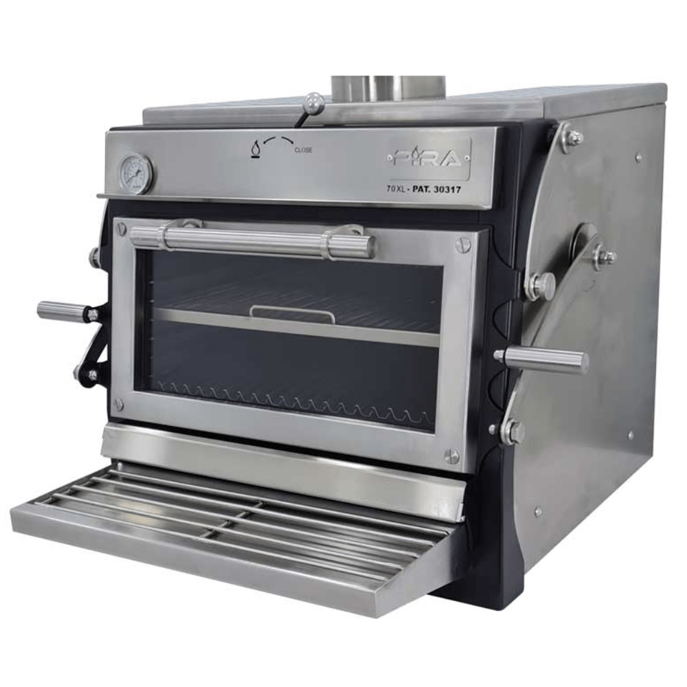 Pira 70 XL LUX ED 480.104 Horno para Carbon y Leña Acero Inoxidable - - Migsa - King Star