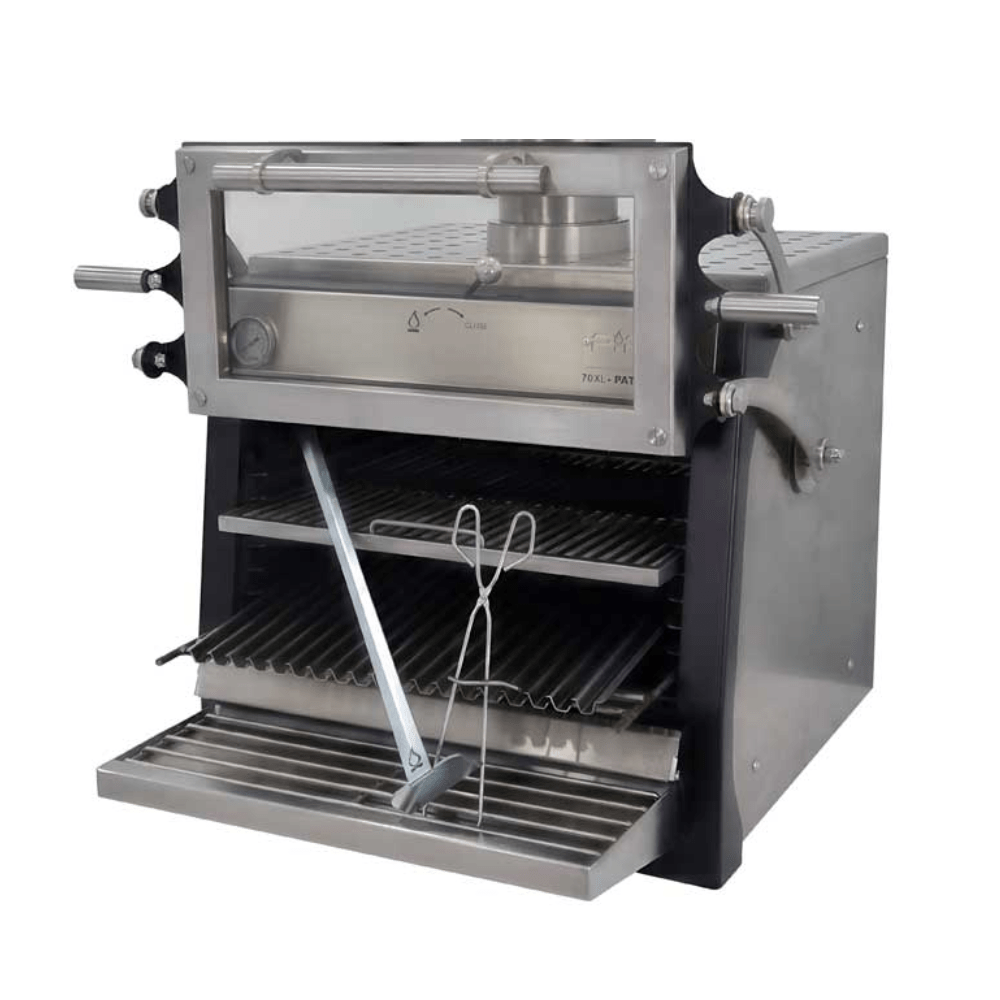 Pira 70 XL LUX ED 480.104 Horno para Carbon y Leña Acero Inoxidable - - Migsa - King Star