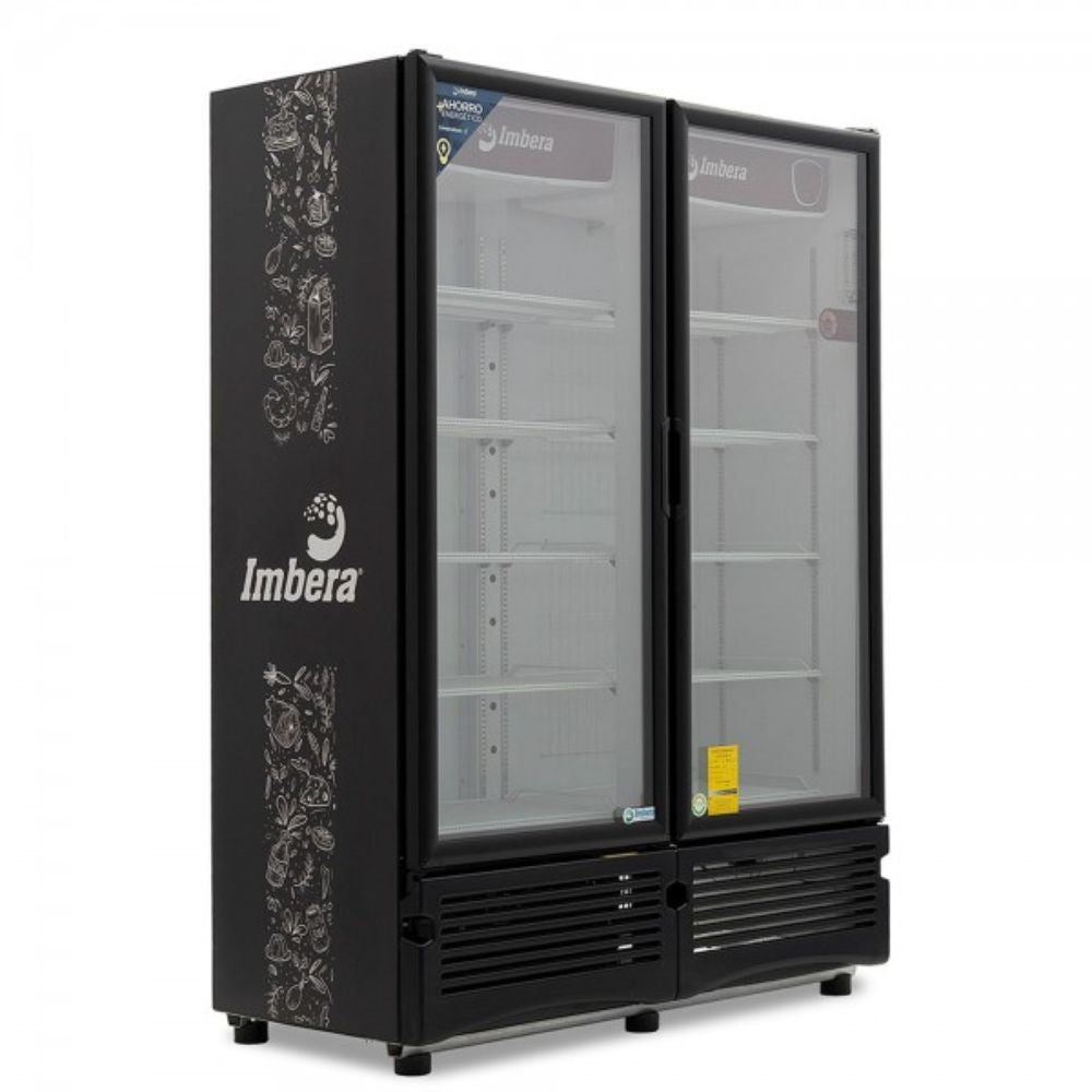 REFRIGERADOR IMBERA 1022008 CCV900 | Refrigerador Cervecero | 2 Puertas Cristal | 42 Pies Cúbicos | Abarrotes Cremerías Bares Tiendas Carnicería Restaurante Lácteos Industrial Cocina Comercios Insumos Hotel Panadería Refresquero Latas.
