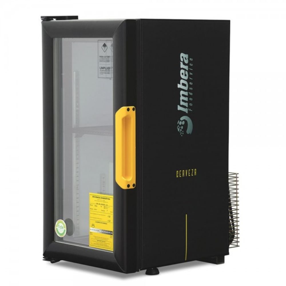 REFRIGERADOR IMBERA 1018976 CCV24 C| Refrigerador Cervecero | Vertical | 1 Puerta Cristal | 1.5 Pies Cúbicos | Restaurante Abarrotes Hotel Carnicería Lácteos Industrial Cocina Cremería Comercios Insumos Hotel Panadería Refresquero Latas Bar.