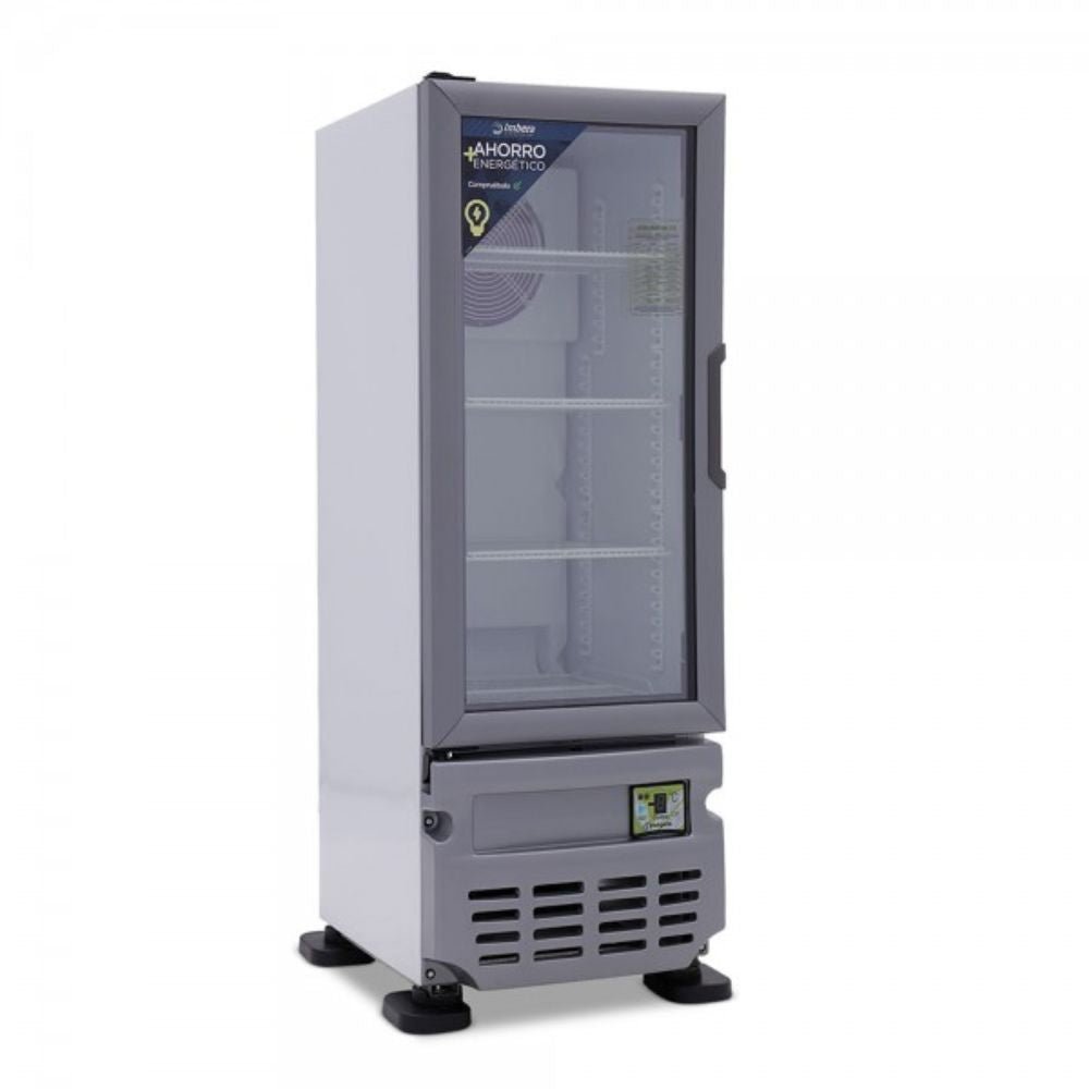 REFRIGERADOR IMBERA 1023798VRS05 | Refrigerador Vertical 1 Puerta Cristal | 5 Pies Cúbicos | Carnicería Abarrotes Comercios Cremerías