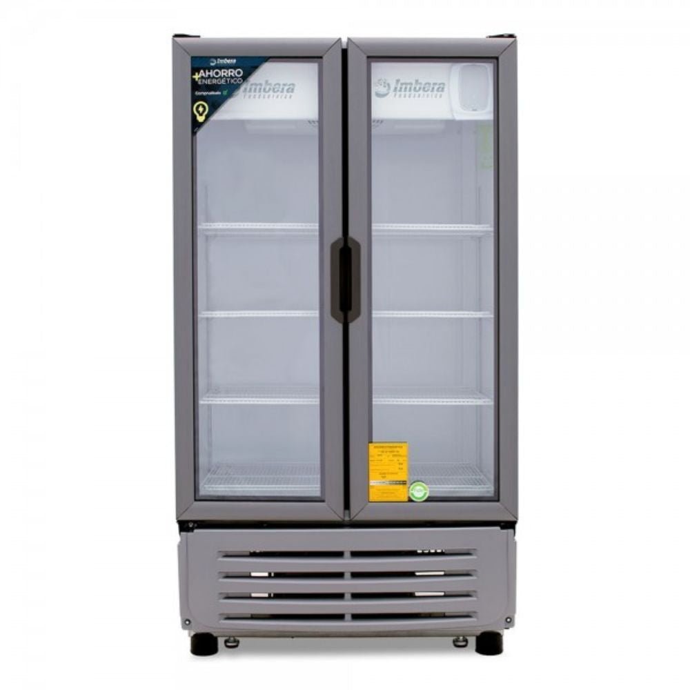 REFRIGERADOR IMBERA 1023803VR19D | Refrigerador Vertical | 2 Puertas Cristal | 19 Pies Cúbicos | Hotel Restaurante Carnicerías Cremerías Bar Hotel Abarrotes Cocina Comercios Insumos Panadería Refresquero Latas Bar Lácteos Industrial.