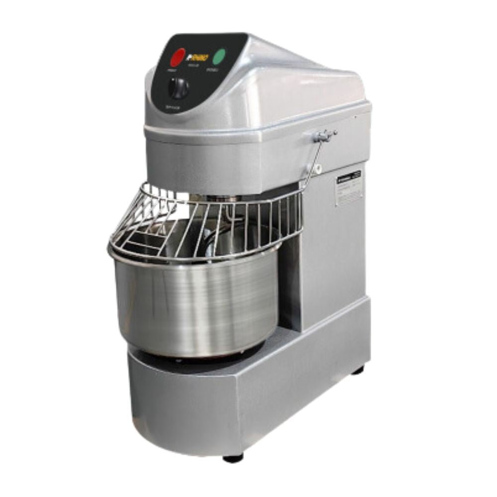 RHINO AMASA-50 | Amasadora | Masa Pan Masa Pizza Masa Repostería | 50 Lts | Transmision de Banda | 1 Velocidad | Tazón Acero Inoxidable | Panaderia Reposteria Pizzeria Pastelerias Restaurantes