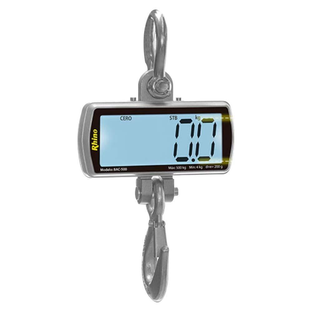 Rhino BAC-500 Báscula Colgante Backlight Control Remoto HOLD 500 kg - Básculas - Rhino - King Star