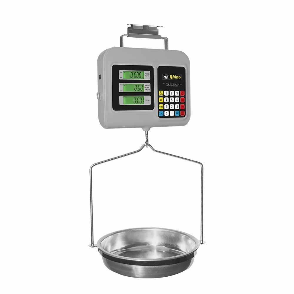 Rhino BACMU-30 Bascula Colgante 30 kg Pescaderia Verduleria Recauderia Frutas y verdudas Tienda de abarrotes Miscelaneas carniceria cremeria tianguis Rhino - King Star