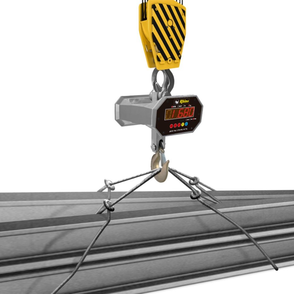 Rhino BAC-5T Bascula Colgante Recargable Backlight Control Remoto HOLD 5000 kg - Básculas - Rhino - King Star