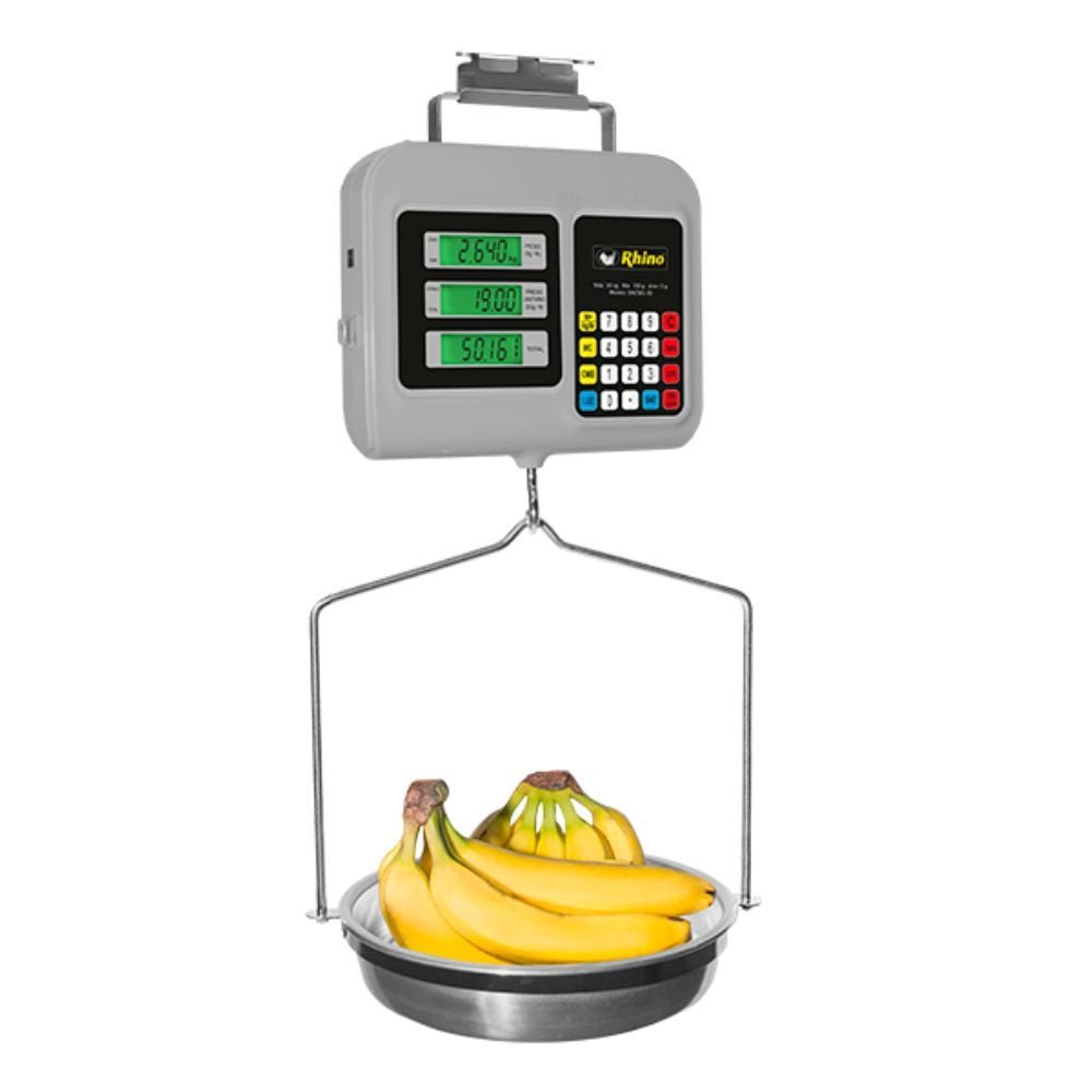Rhino BACMU-30 Bascula Colgante 30 kg Pescaderia Verduleria Recauderia Frutas y verdudas Tienda de abarrotes Miscelaneas carniceria cremeria tianguis - Rhino - King Star