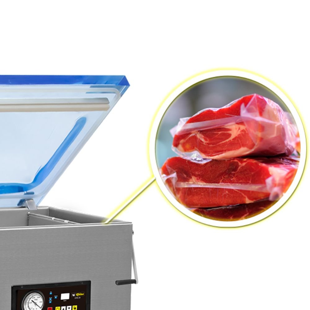 Rhino EVAC-20P Empacadora Vacío Acero Inoxidable Sellador 51 cm. Ideal para su uso en restaurantes, cocina industriales, comedores, banquetes, industriales, guardar, sellar, conservar, etc. King Star. Envíos seguros a todo México. Cotiza hoy mismo.