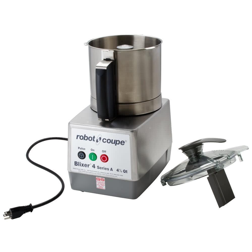 Robot Coupe BLIXER 4 Procesador Alimentos Monofásico Tazón Acero Inoxidable de 4.5L 1.5 HP - Procesadores Alimentos / Ralladores / Cortadores - Robot Coupe - King Star