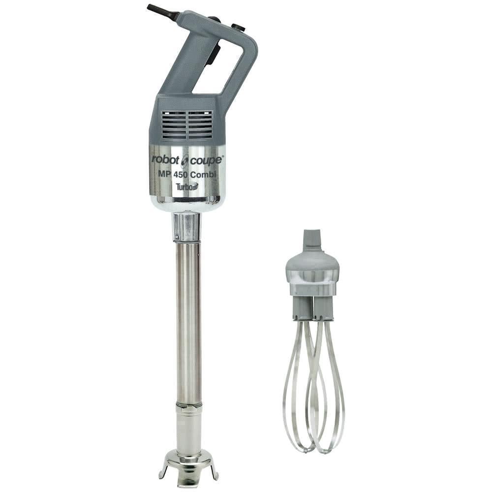 Robot Coupe MP 450 Turbo COMBI Batidora de Inmersión Velocidad Variable 18" con Batidor Restaurantes Cocina Panaderias Banquetes Comedores Hornear Industriales Pan Panificadora. Ideal para amasar harina, mezcla para pan, postres, hornear, cocinar, para banquetes, industriales, para cocinas industriales, comedores, comedores industriales, hornear, para negocio, panadería, repostería, etc. KitchenMax.Store. Envíos seguros a todo México. Cotiza hoy mismo.