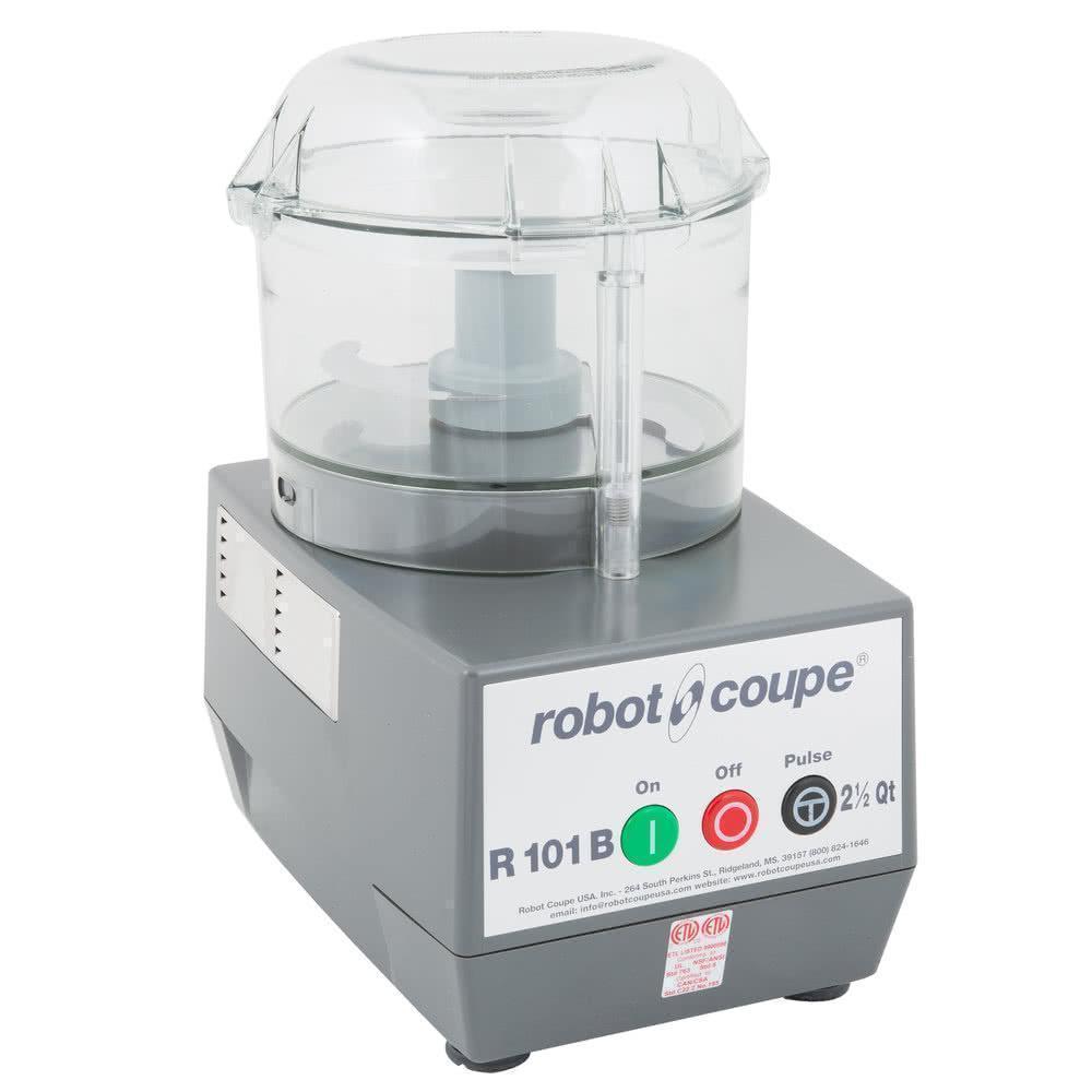 Robot Coupe R101BCLR Procesador Alimentos con 2,5 Qt. Tazón Policarbonato Transparente - Procesadores Alimentos / Ralladores / Cortadores - Robot Coupe - King Star