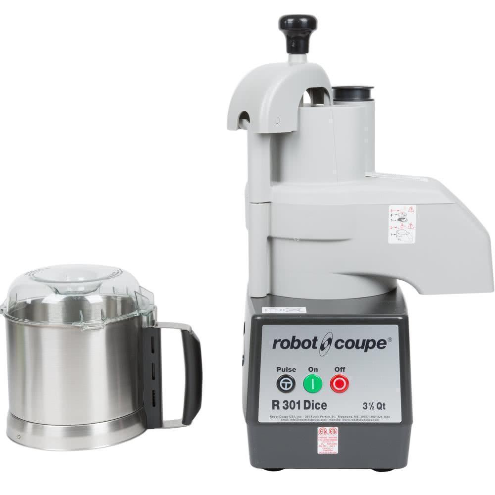 Robot Coupe R301 DICE ULTRA Procesador Alimentos Monofásico Cuchilla Lisa 2 HP - Procesadores Alimentos / Ralladores / Cortadores - Robot Coupe - King Star
