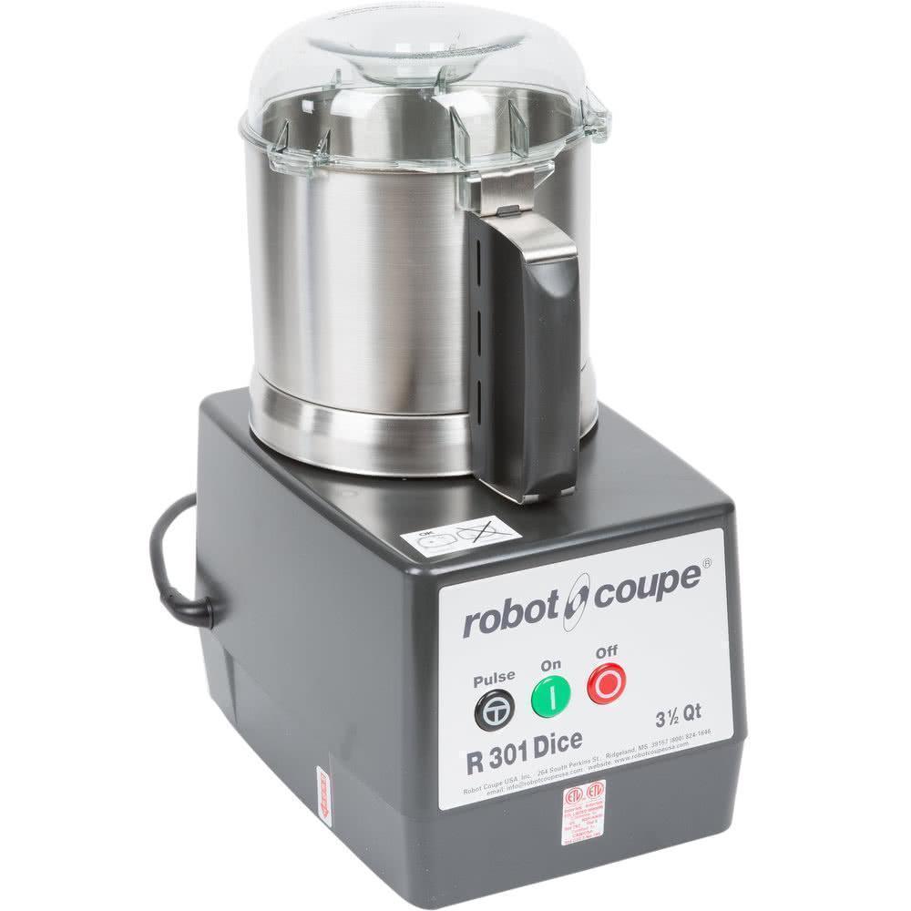 Robot Coupe R301 DICE ULTRA Procesador Alimentos Monofásico Cuchilla Lisa 2 HP - Procesadores Alimentos / Ralladores / Cortadores - Robot Coupe - King Star